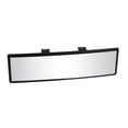 thumbnail image 1 of Unique Bargains 9.4" x 2.6" Black Rectangle Flat Rear View Mirror for Car Truck, 1 of 2