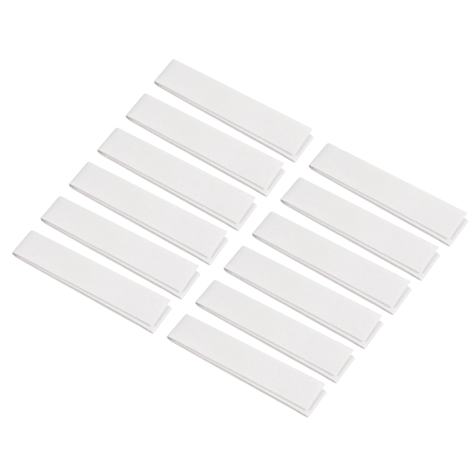 Unique Bargains 9.8"x0.7" Badminton Racket Tennis PU Protector Sticker Tape 12Pcs White