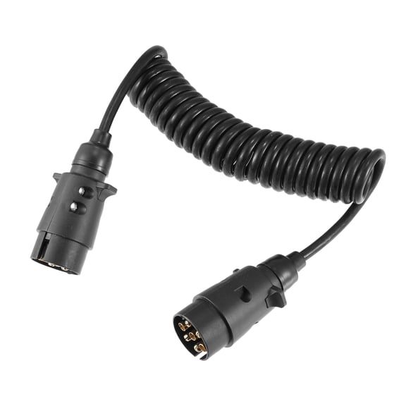 Unique Bargains 9.84ft 7Pin Trailer Board Extension Cable with Plug Socket Connector