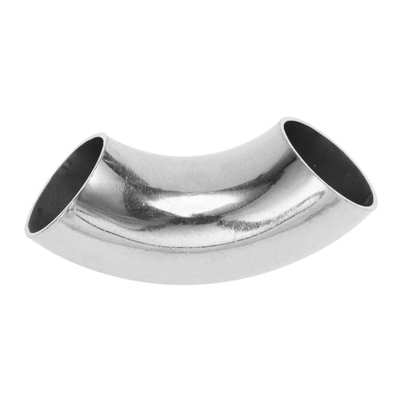 Unique Bargains 90 Degree Mandrel Bend Elbow Car Modified Exhaust Pipe Tubing Piping 1" Inch OD Thickness 1.0mm/19GA 25x75x1.0mm 304 Stainless Steel Silver Tone