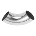 thumbnail image 1 of Unique Bargains 90 Degree Mandrel Bend Elbow Car Modified Exhaust Pipe Tubing Piping 2.5" Inch OD Thickness 1.2mm/18GA 63x195x1.2mm 304 Stainless Steel Silver Tone, 1 of 7