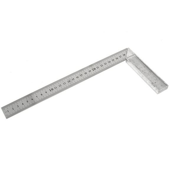 Unique Bargains 90 Degree Right Angle 30cm Measuring Angle Square Ruler