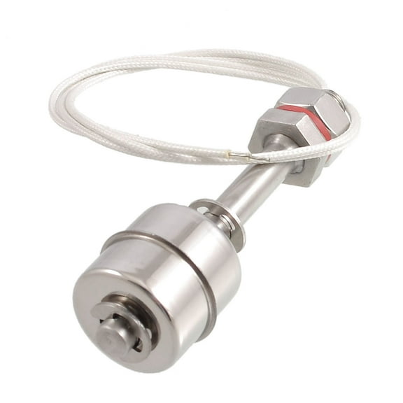 Unique Bargains 90mm Stainless Steel Floating Ball Water Level Switch for Fish Tank