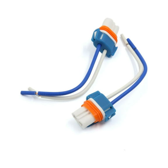 Unique Bargains 9145 H10 9005 HB3 Wire Socket Headlight Lamp Bulb Connector Plug Adaptor 2pcs