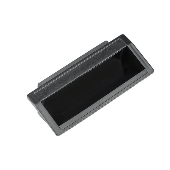 Unique Bargains 91x43x19mm Flush Pull Finger Insert Recessed Furniture Handles Black
