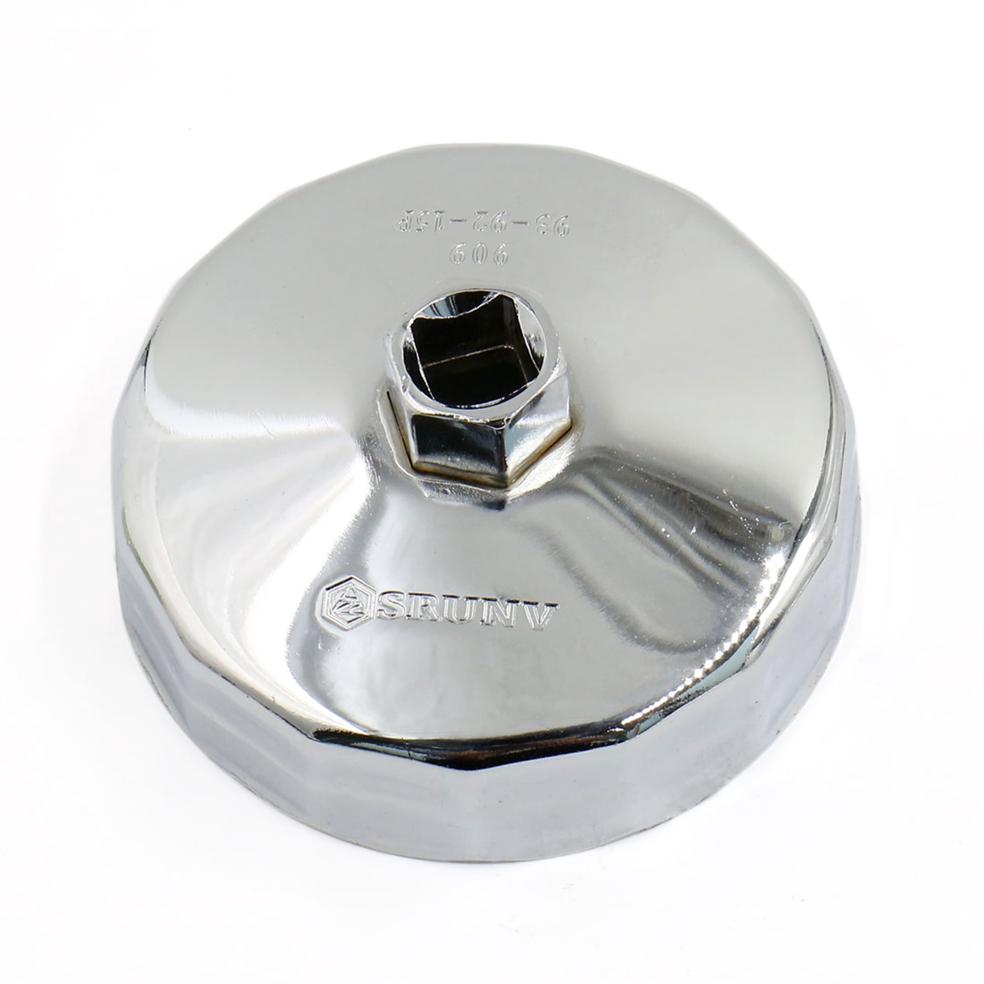 Unique Bargains 92-93mm Inner Diameter Automobile 15 Flutes Cap Design Oil Filter Wrench