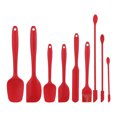thumbnail image 1 of Unique Bargains 9Pcs Kitchen Spatula Set Heat-Resistant Cooking Utensils Red, 1 of 5