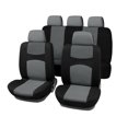 thumbnail image 1 of Unique Bargains 9Pcs Universal Fit Full Car Seat Cover Kit Black Gray, 1 of 8