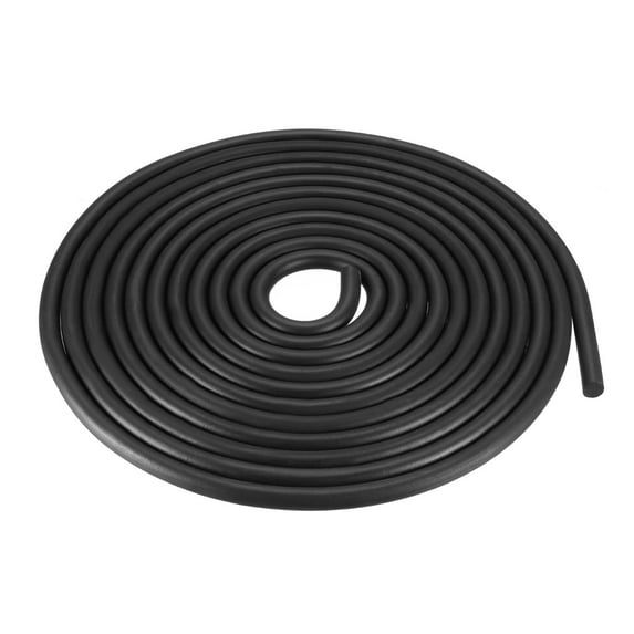 Unique Bargains 9mm Dia 5 Meters Long Foam Rubber Seal Weather Strip Black