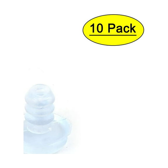 Unique Bargains 9mmx11mm Rubber Anticollision Embedded Soft Stem Bumpers Screw Hole Plugs 10pcs
