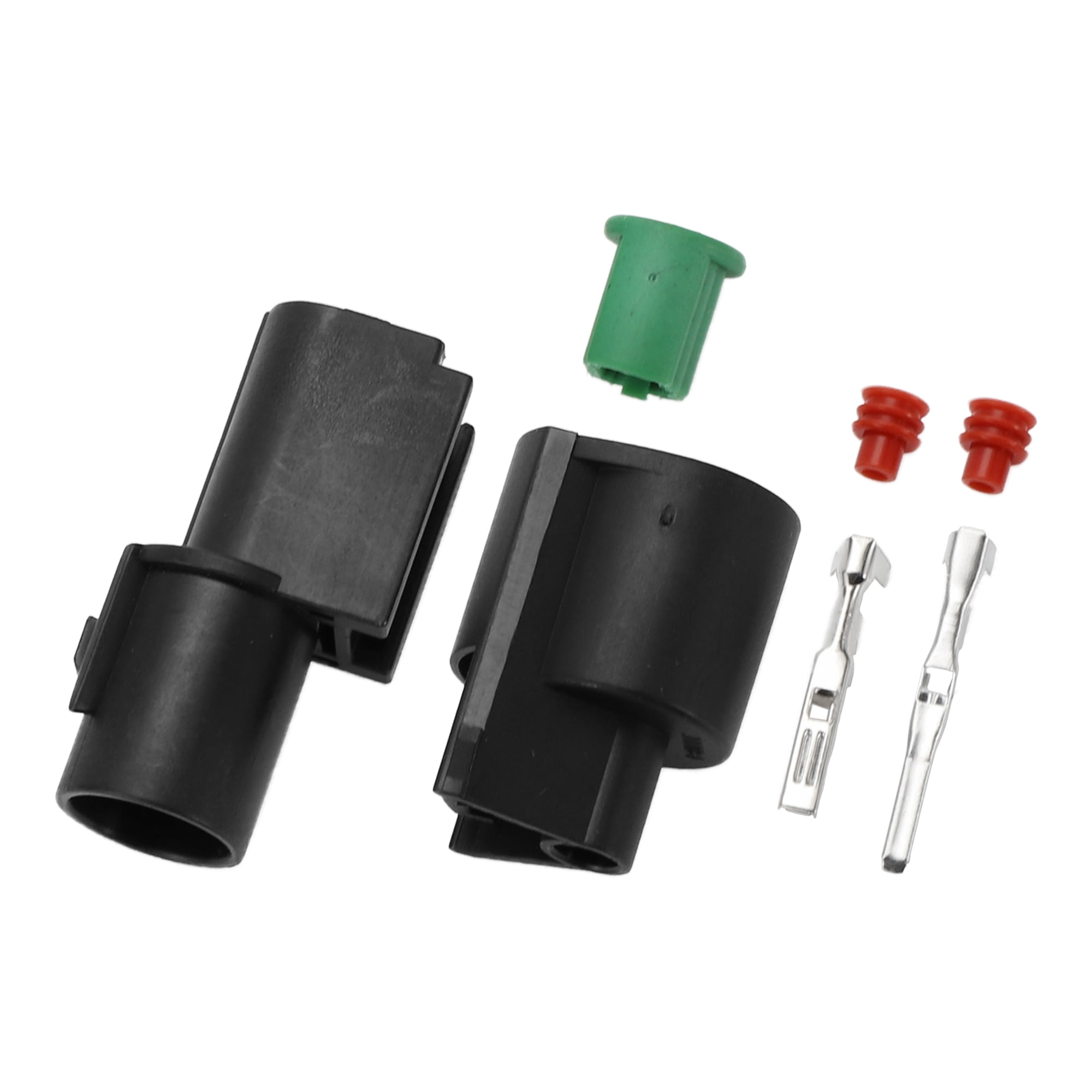 Unique Bargains A/C Compressor Connector Plug for Hyundai Plastic Black Waterproof