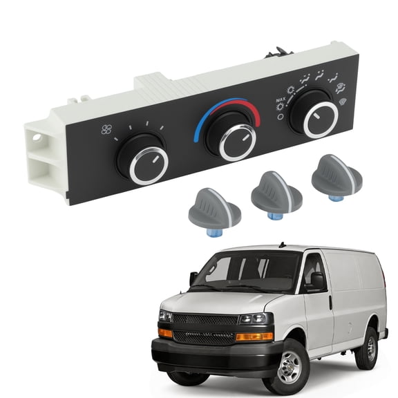 Unique Bargains A/C Heater Climate Control Module with 3 Buttons for Chevrolet for GMC Astro Safari Express Savana 1500 2500 3500 1996-2024 HVAC Control Switch Panel Replace 599-217 15773678