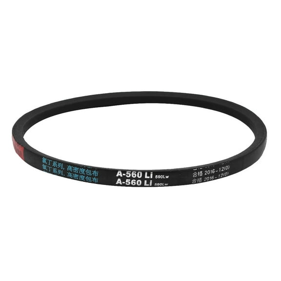 Unique Bargains A560 Rubber Transmission Drive Belt V-Belt 560mm Inner Girth for Washing Machine