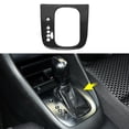 thumbnail image 1 of Unique Bargains ABS Gear Shift Knob Button Cover for VW Golf 6 GTI MK6 2008-2013 Console Gear Panel Decal Trim Sticker Interior Accessories Carbon Fiber Black, 1 of 6