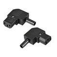 thumbnail image 1 of Unique Bargains AC 110-250V 10A Female IEC320 C13 Power Socket Adapter Connector Right Angle 2 Pcs, 1 of 3