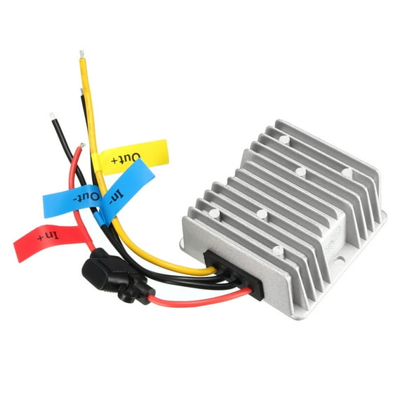 Unique Bargains AC 24V to DC 12V 20A 240W Waterproof LED Driver Power Supply Converter Regulator