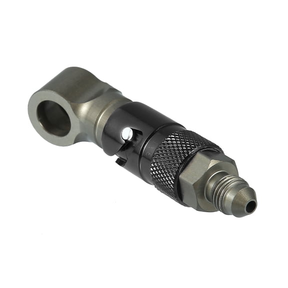 Unique Bargains AN3 Car Motorcycle Quick Release Disconnect Dry Break Coupling Fitting for Brake Hose Black Universal