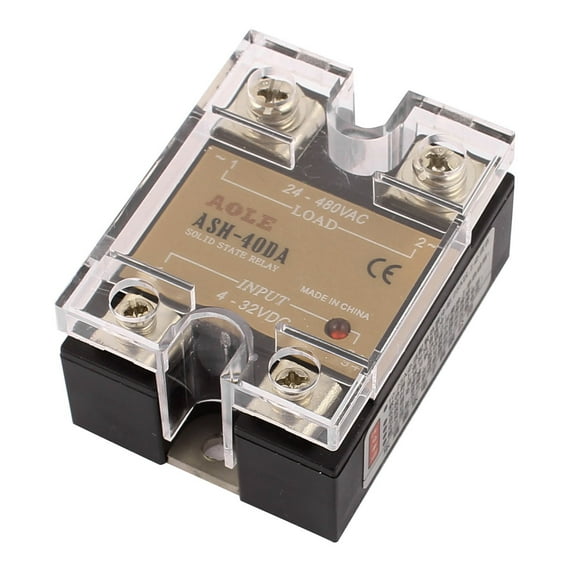 Unique Bargains ASH40DA 432VDC to 24480VAC 40A Single Phase Solid State DC to AC Relay