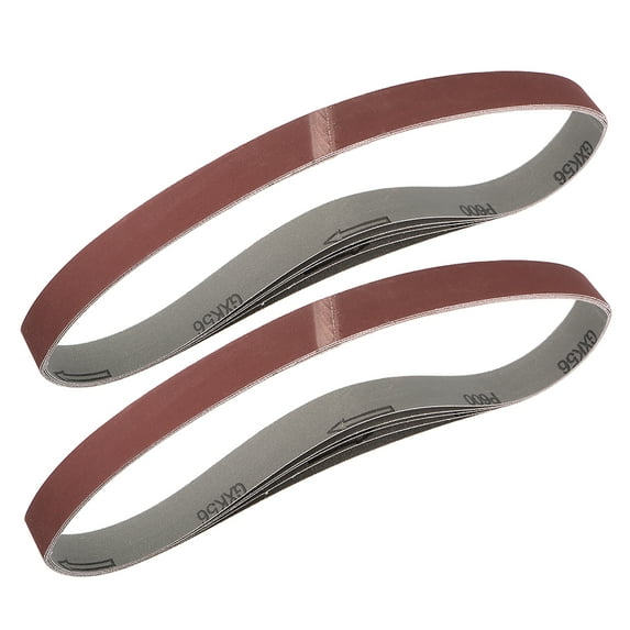 Unique Bargains Abrasive Sanding Belt 1-inch X 30-inch Sanding Belt 600 Grits Sand Belts for Belt Sander 10pcs