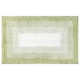 thumbnail image 1 of Unique Bargains Absorbent Bath Rug Non-Slip Plush Shaggy Bath Carpet Bath Mats Green Geometry Rectangle 20" x 32", 1 of 6