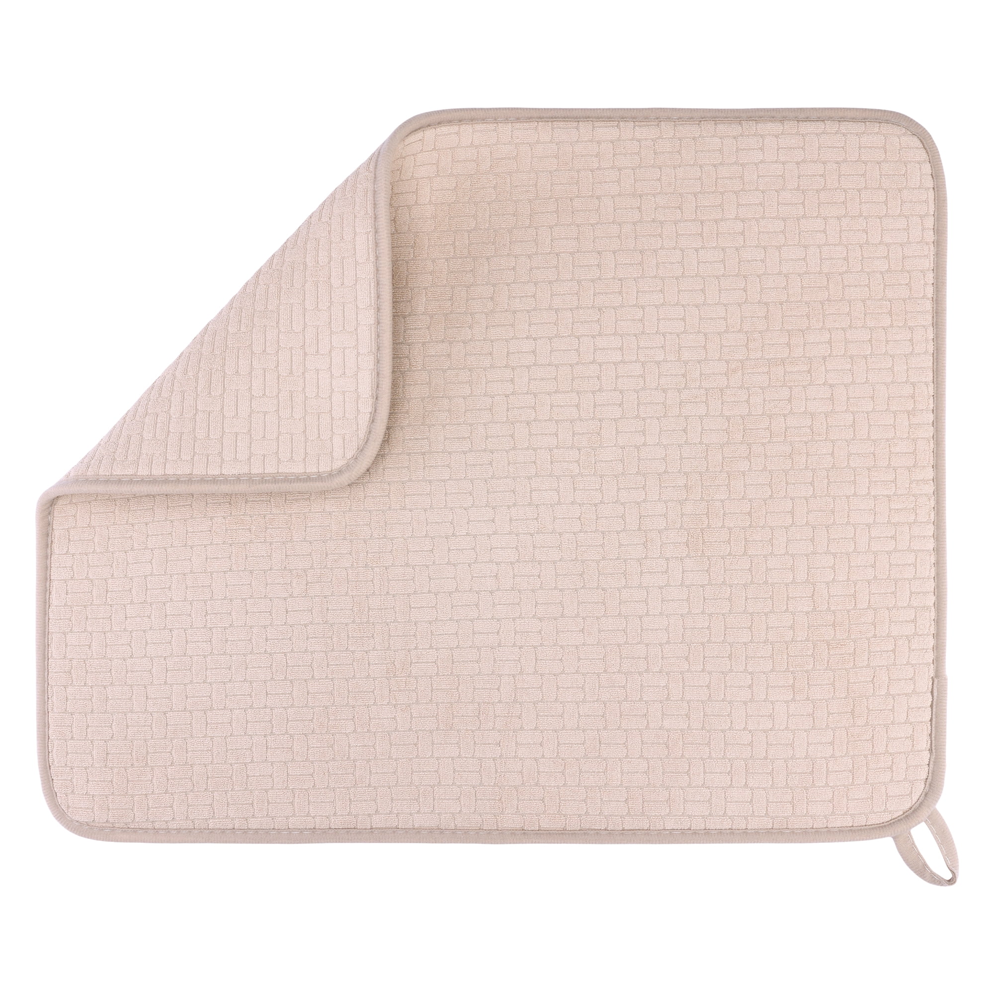 Unique Bargains Absorbent Microfiber Kitchen Mat Stone Drying Mat Coffee 19.7*15.0 in
