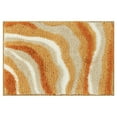 thumbnail image 1 of Unique Bargains Abstract Bathroom Rug Soft Bath Mat Non-Slip Thickening Bath Rugs Khaki 16" x 24", 1 of 6