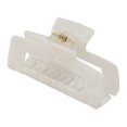 thumbnail image 1 of Unique Bargains Acetic Acid Tortoise Large Hair Claw Clips Pear White, 1 of 7