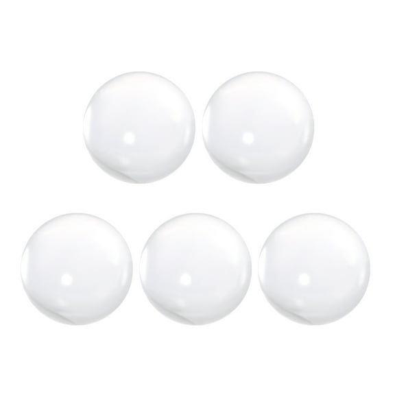 Unique Bargains Acrylic Ball 40mm Diameter Sphere Ornament 1.6 Inches Transparent 5 Pcs