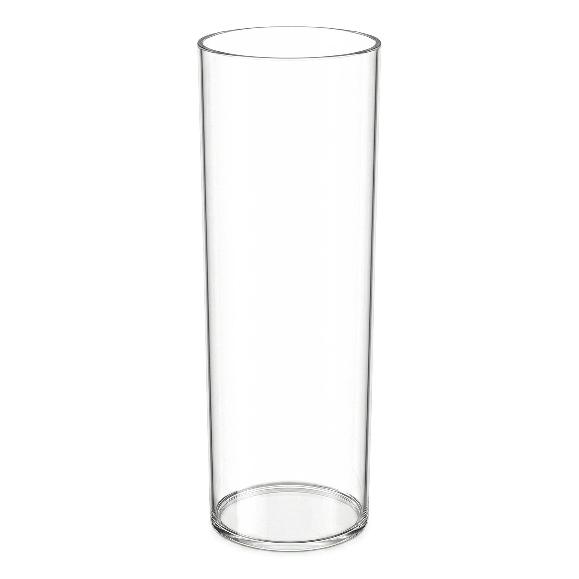Unique Bargains Acrylic Cylinder Vase Flower Holder Clear 3.9"L x 3.9"L x 11.8"H