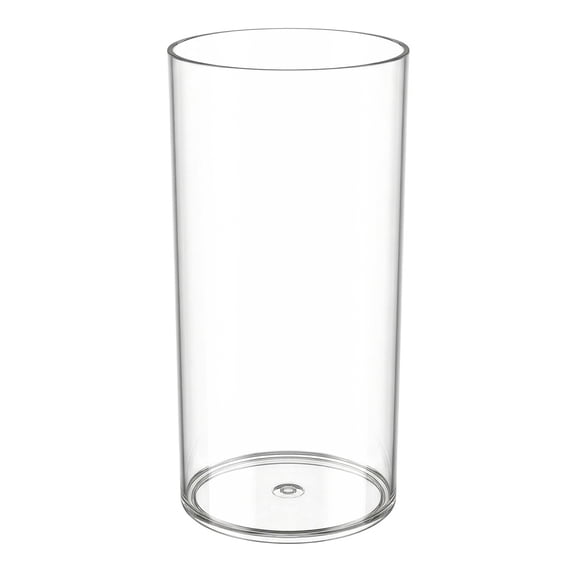 Unique Bargains Acrylic Cylinder Vase Flower Holder Clear 3.9"L x 3.9"L x 7.9"H