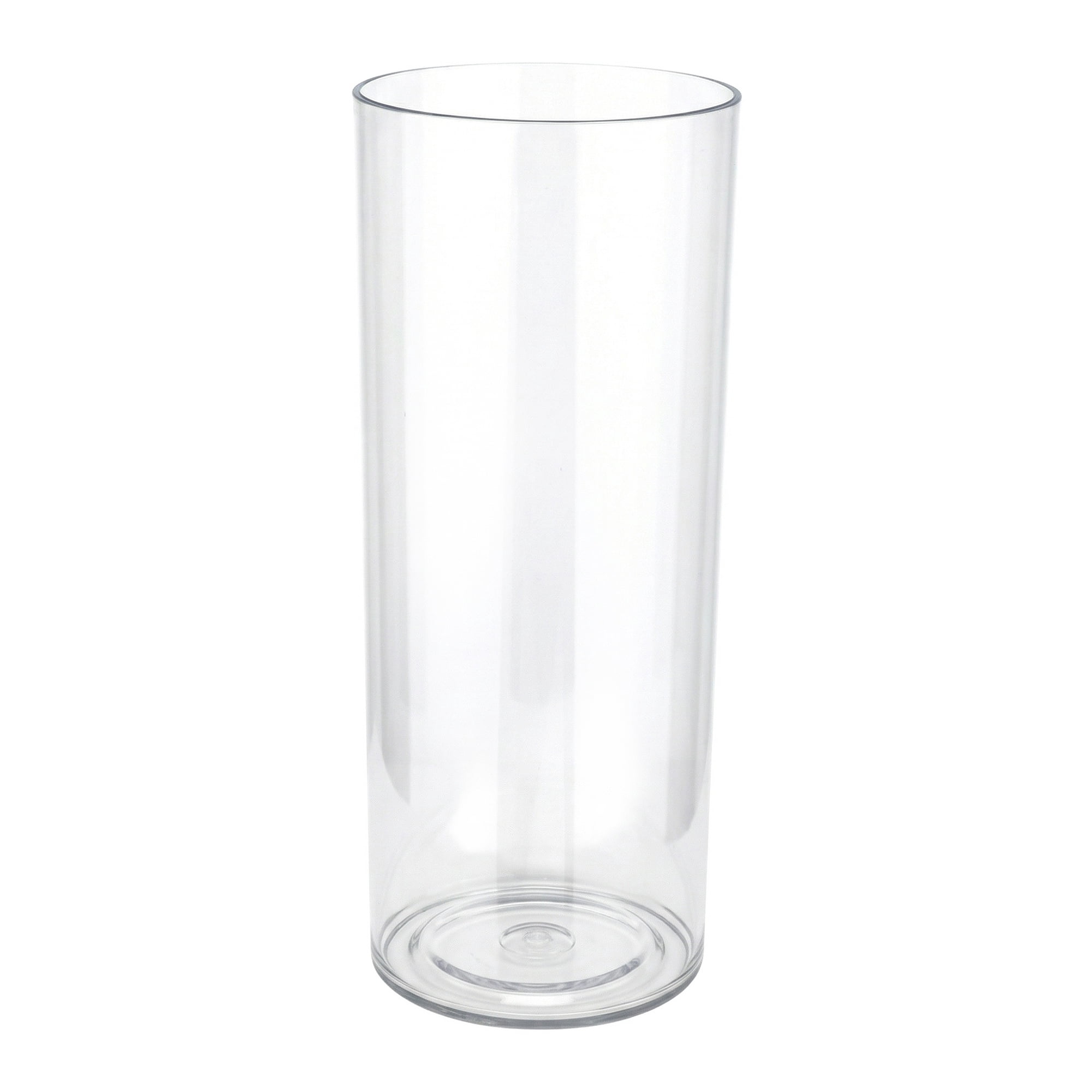 Unique Bargains Acrylic Cylinder Vase Flower Holder Clear 3.9"L x 3.9"L x 9.8"H