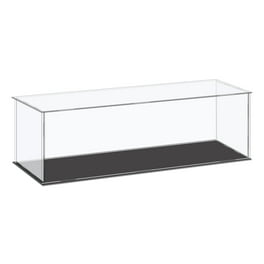 Pioneer Plastics Display Case For 1:32 Scale Cars - 8x3.75x3.5 Inch Clear Acrylic With Mirror