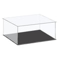 thumbnail image 1 of Unique Bargains Acrylic Display Case Plastic Box Cube Storage Box Clear Small Assemble Dustproof Showcase 36x31x15.5cm, 1 of 5
