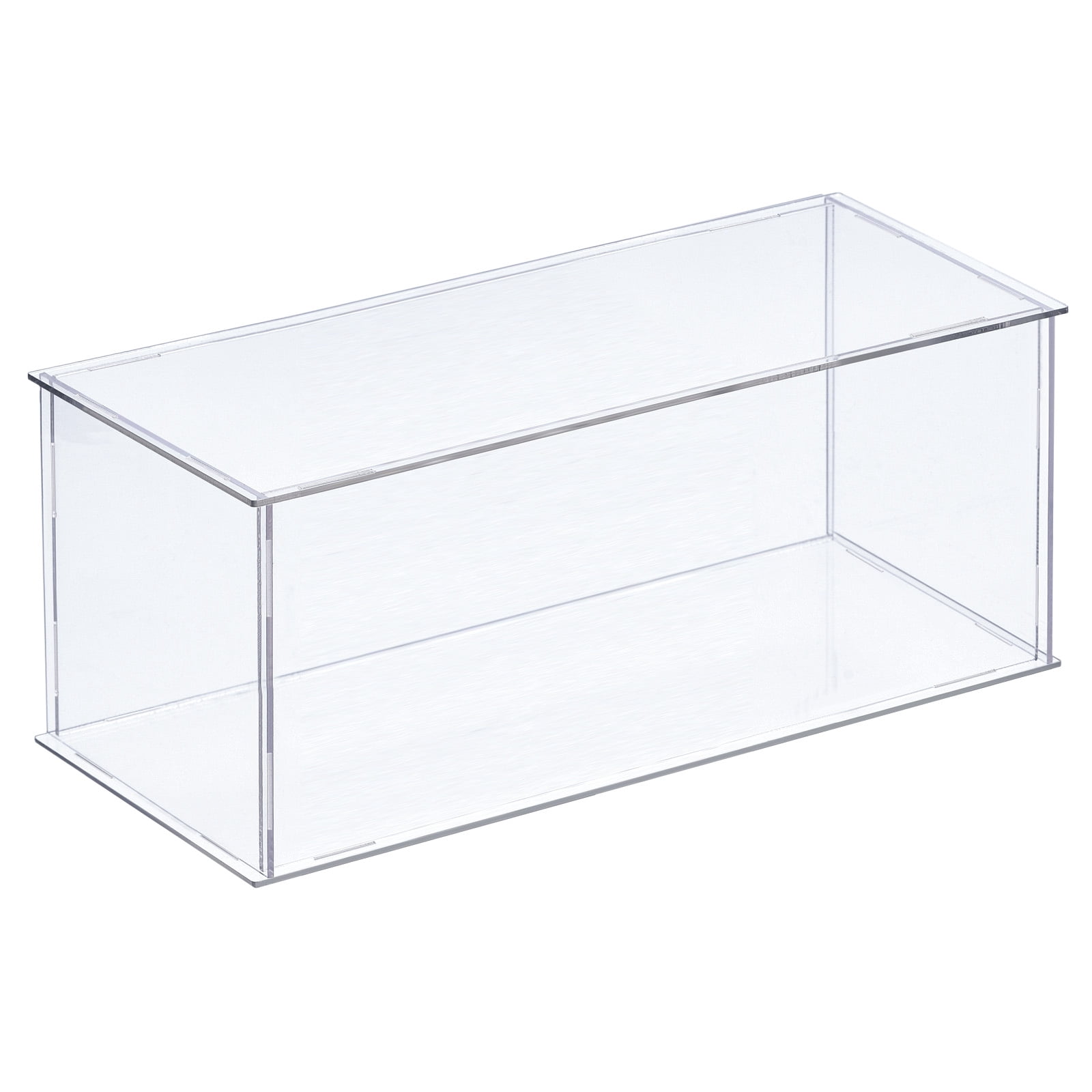 Uxcell Acrylic Display Case Plastic Box Cube Storage Box Assemble ...