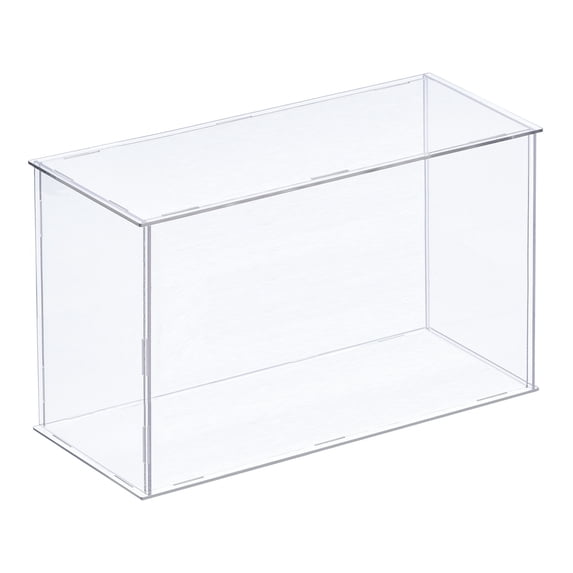 Uxcell Acrylic Display Case Plastic Box Cube Storage Box Assemble ...