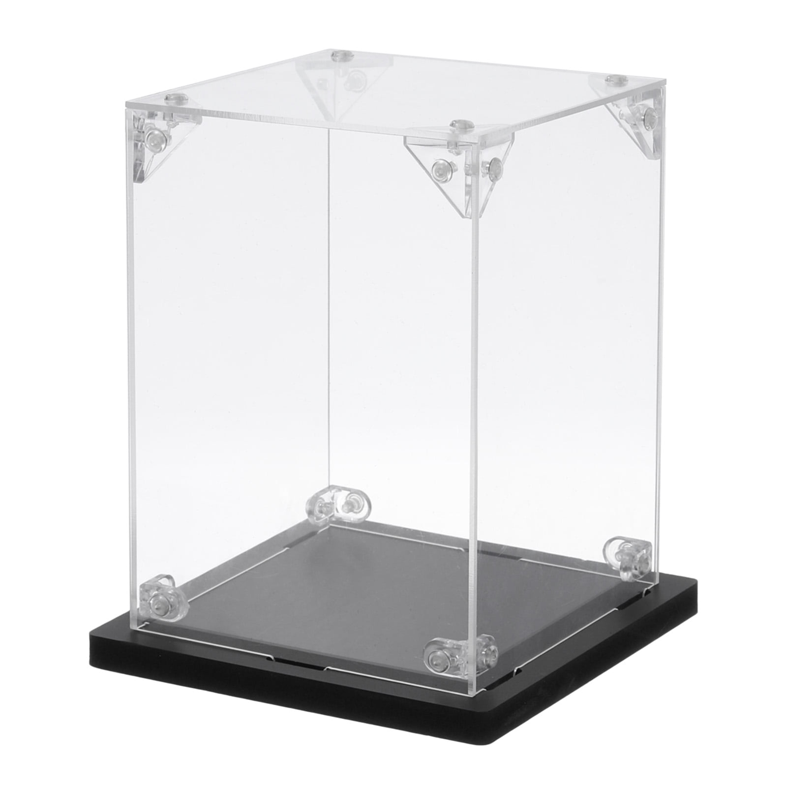 Unique Bargains Acrylic Display Cases Display Box Assemble Dustproof Box 4''x4''x6''