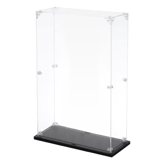 Unique Bargains Acrylic Display Cases Display Box Assemble Dustproof Box 4''x8''x16''