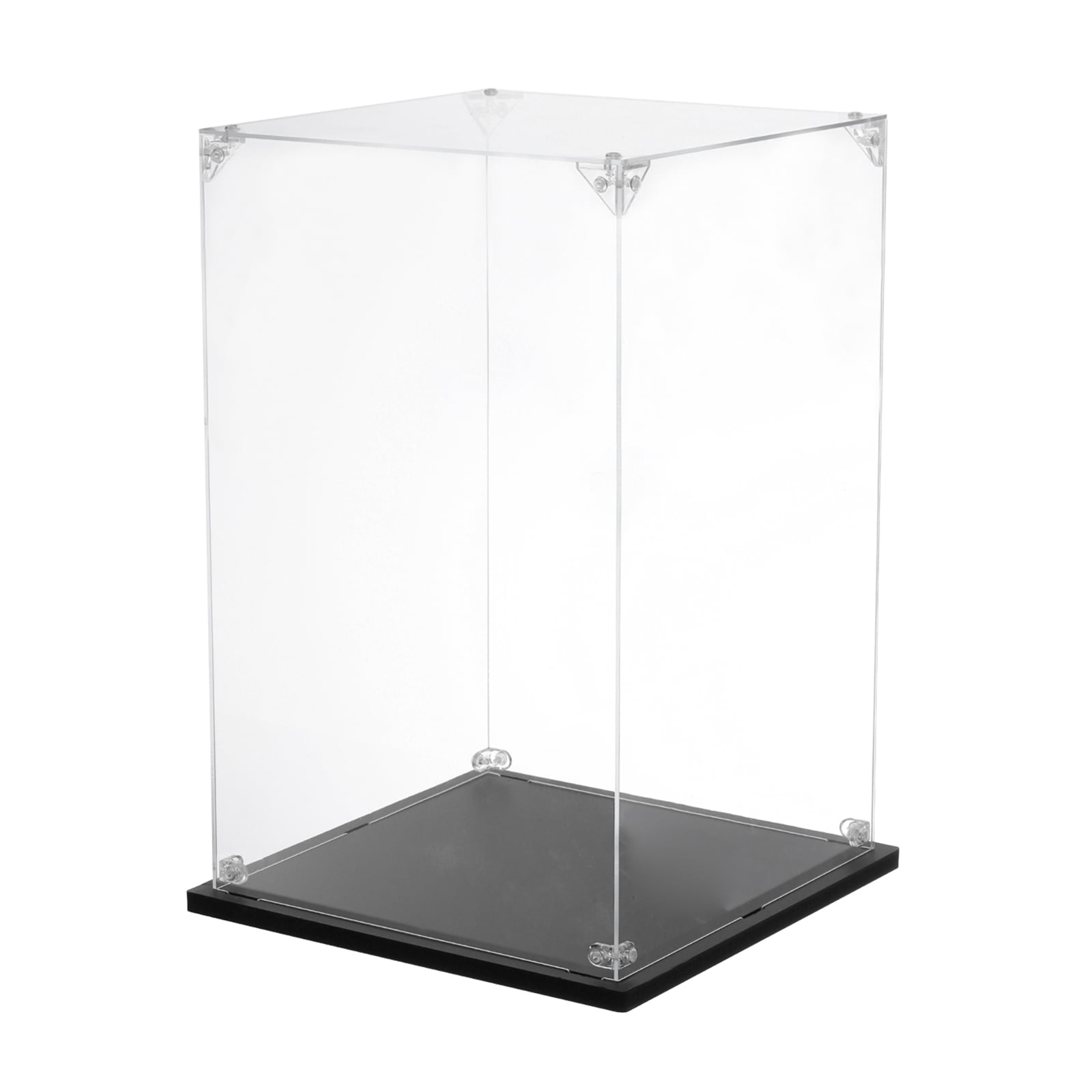 Unique Bargains Acrylic Display Cases Display Box Assemble Dustproof Box 8"x8"x12"