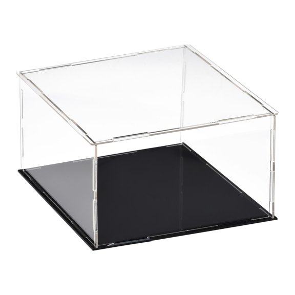 Unique Bargains Acrylic Dustproof Protection Showcase Cube Collectibles Show Box 20x20x10cm