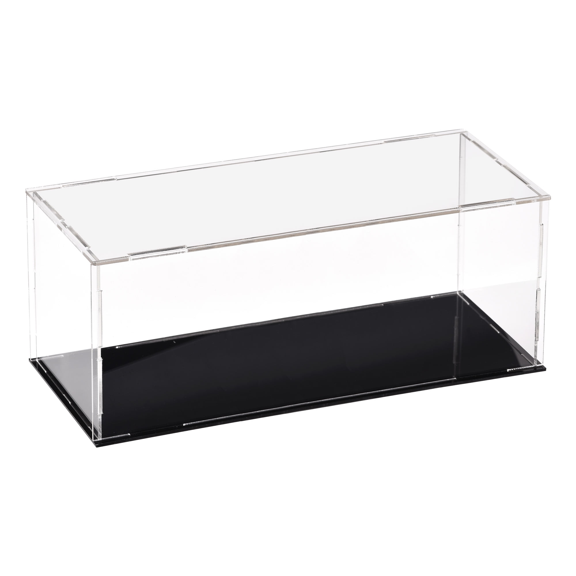 Unique Bargains Acrylic Dustproof Protection Showcase Cube Collectibles Show Box 25x10x10cm