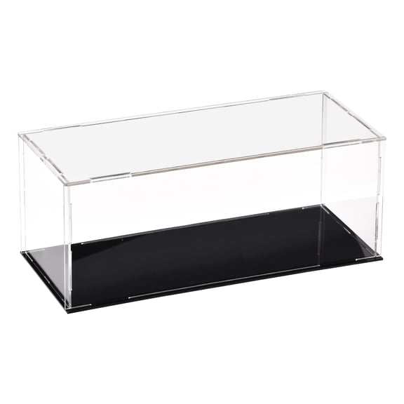 Unique Bargains Acrylic Dustproof Protection Showcase Cube Collectibles Show Box 25x10x10cm