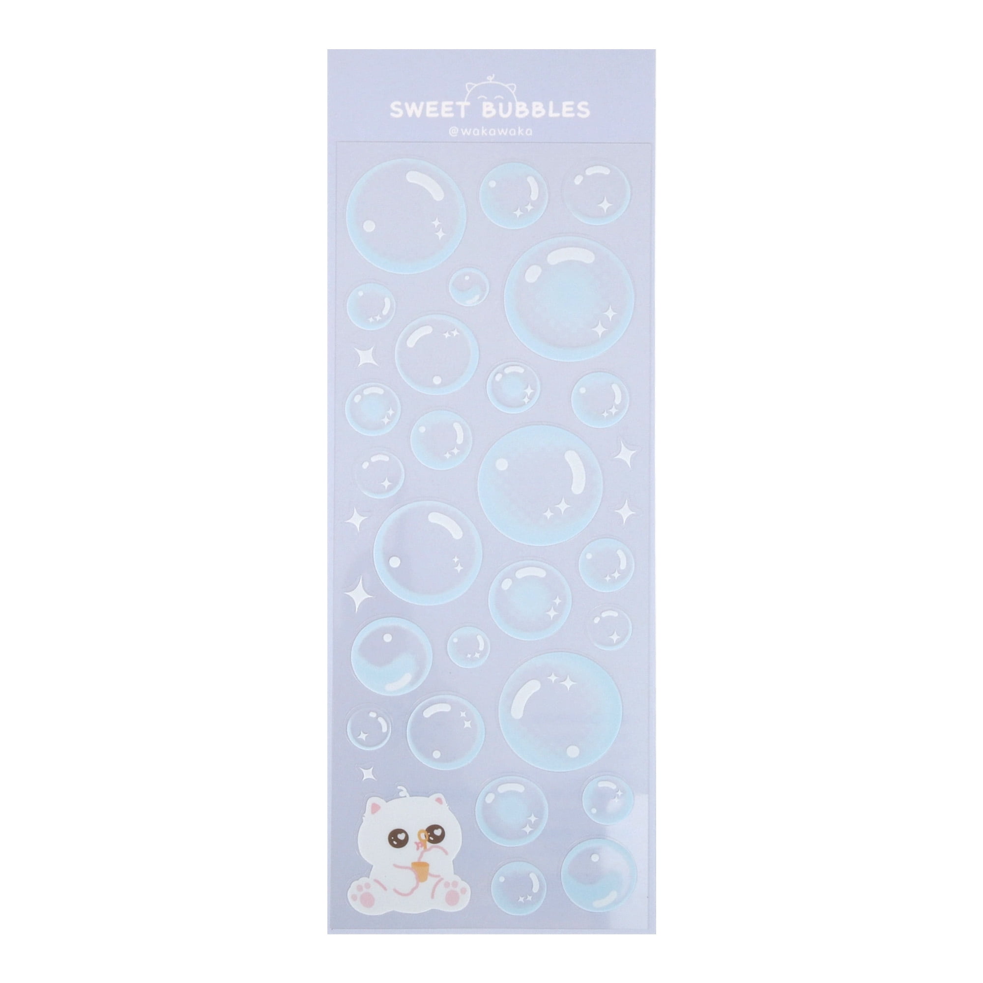 Unique Bargains Adhesive Cute Multi-Purpose Decorations Mixed Color Stickers Blur