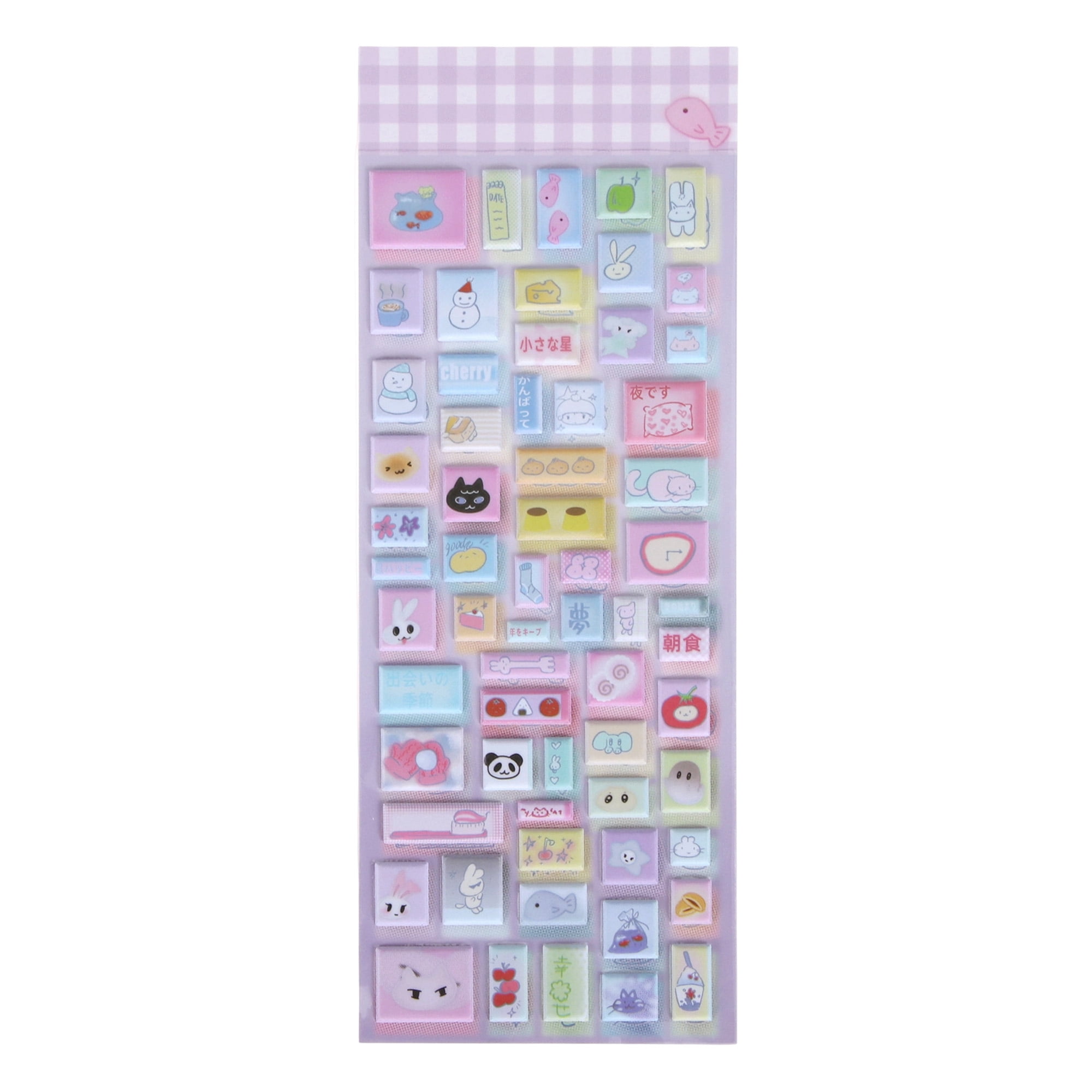 Unique Bargains Adhesive Cute Stickers Multi-Purpose Decorations Cute Animal