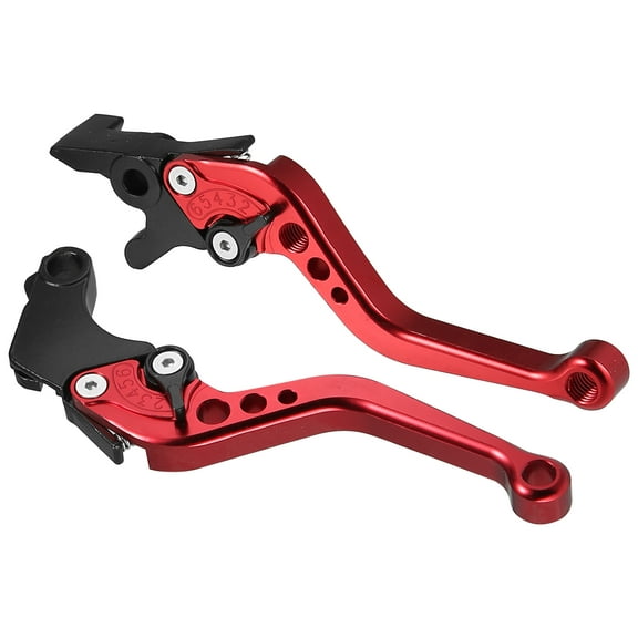 Unique Bargains Adjustable Brake Clutch Levers for Honda CBR250R 2011-2013 Red Aluminum Alloy 1 Pair