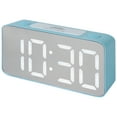 thumbnail image 1 of Unique Bargains Adjustable Brightness Digital Alarm Clock Blue 6.5"L x 1.77"W x 3.14"H, 1 of 5