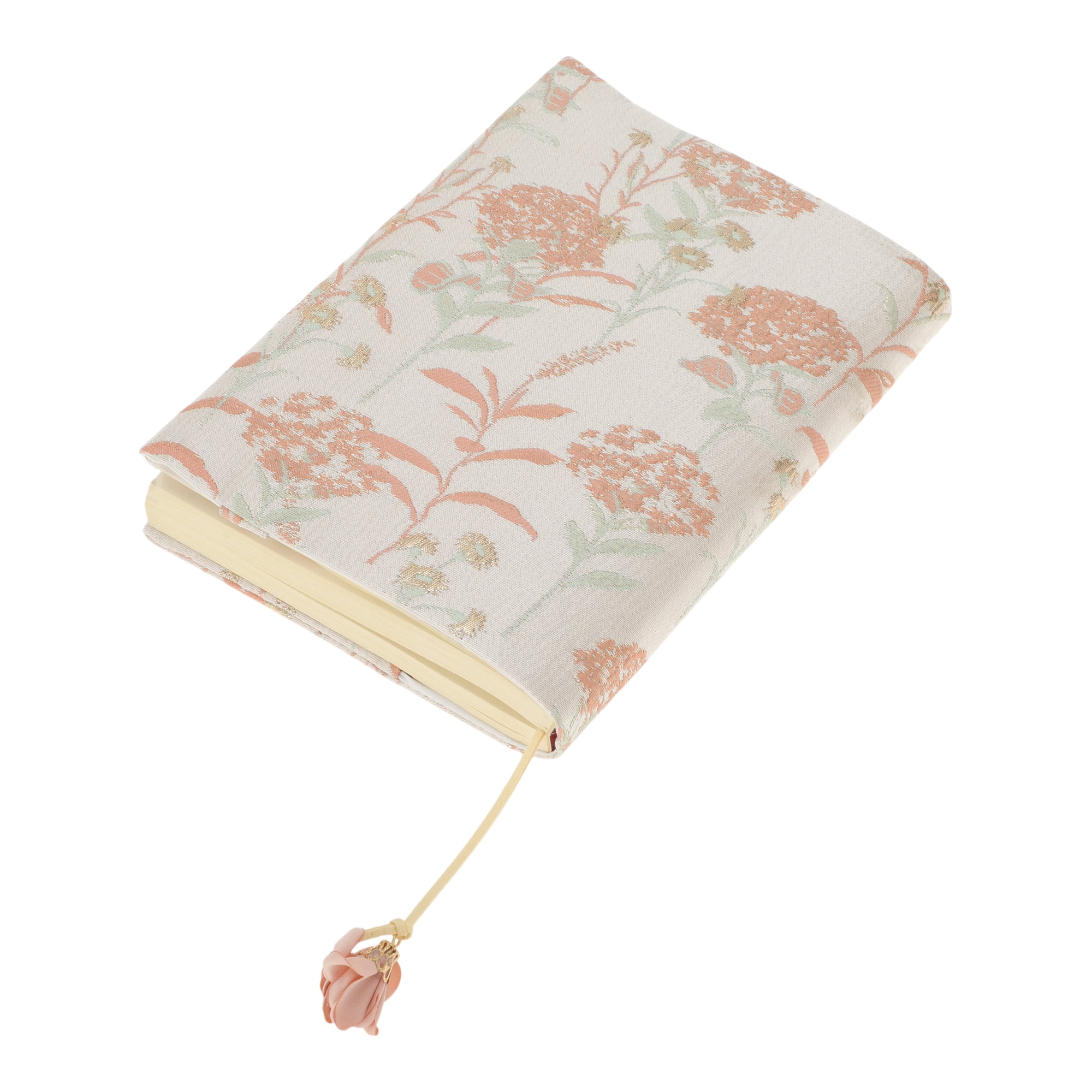 Unique Bargains Adjustable Fabric Book Cover for A5 Size Dandelion Pink