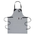 thumbnail image 1 of Unique Bargains Adjustable Long Waist Cooking Apron with Pocket for Home and Kitchen Gray, 1 of 6