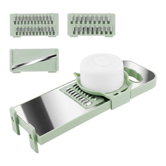 Unique Bargains Adjustable Mandoline Slicer with Chopping for Cooking 3 in 1(B) 11x4.3in