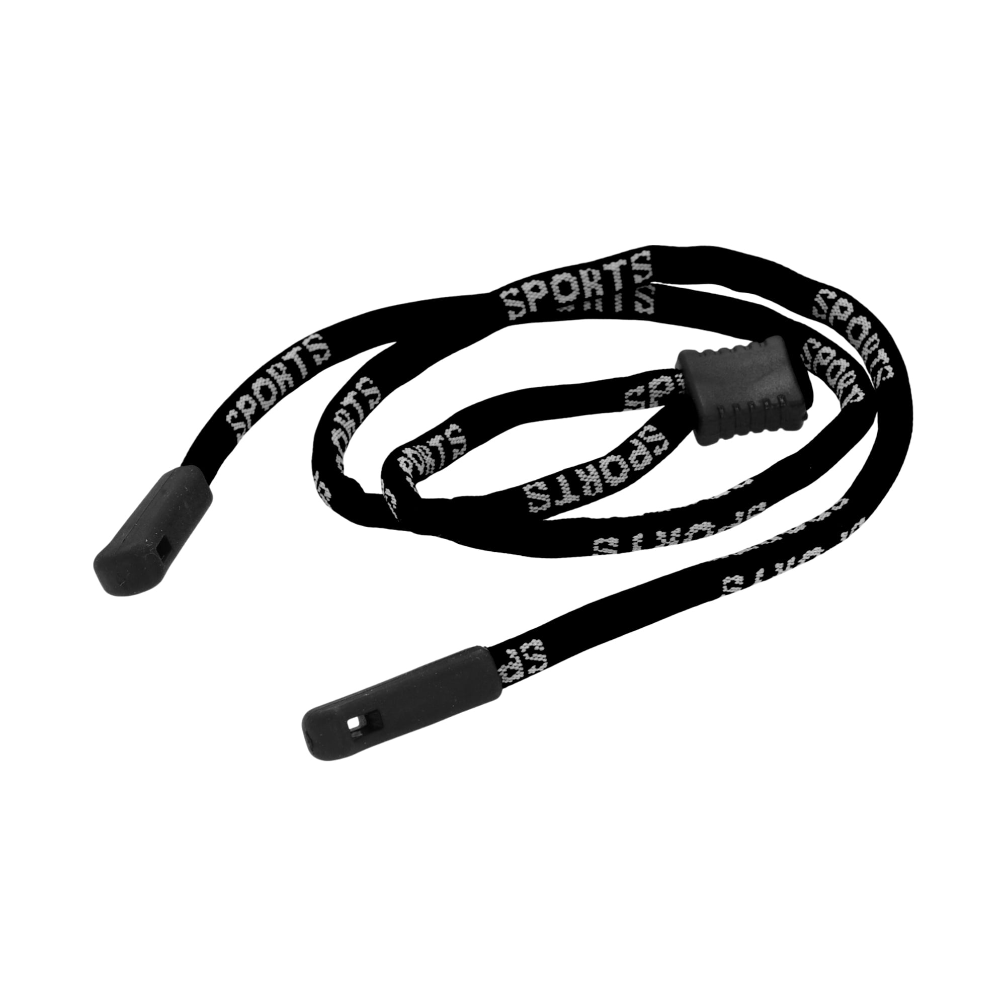 Unique Bargains Adjustable Pattern Glasses Cord Lanyard 25.59" 1 Pc Black