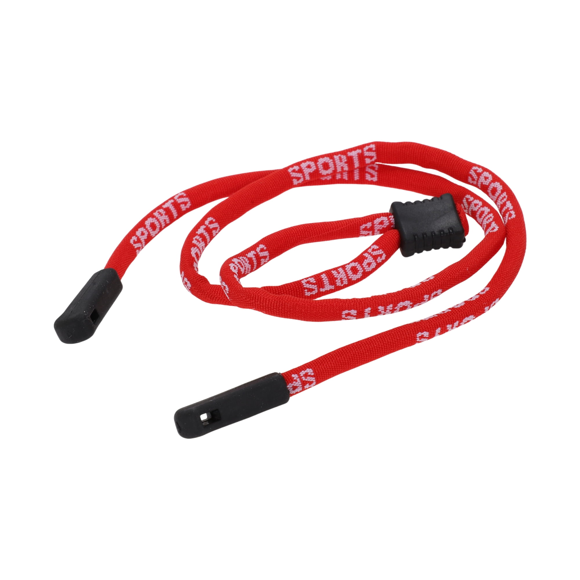 Unique Bargains Adjustable Pattern Glasses Cord Lanyard 25.59" 1 Pc Red